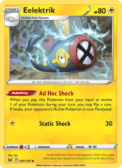 Pokémon-Karte Eelektrik 060/196