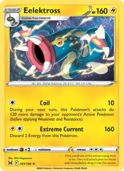 Pokémon-Karte Eelektross 061/196