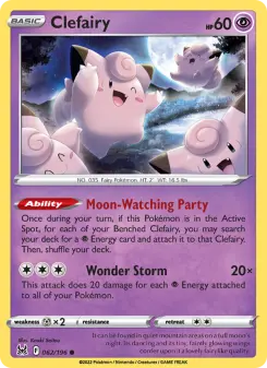 Pokémon-Karte Clefairy 062/196