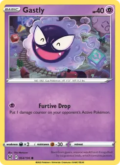 Pokémon-Karte Gastly 064/196