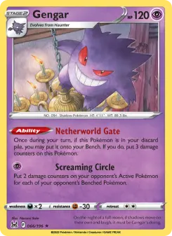 Pokémon-Karte Gengar 066/196