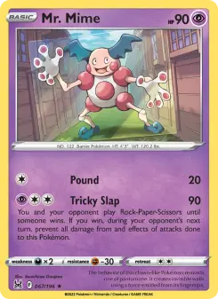 Pokémon-Karte Mr. Mime 067/196