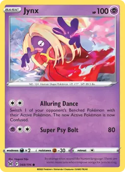 Pokémon-Karte Jynx 068/196