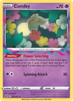Pokémon-Karte Comfey 079/196