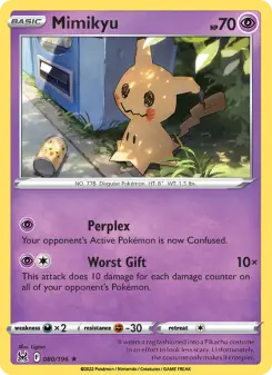 Pokémon-Karte Mimikyu 080/196