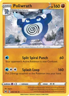 Pokémon-Karte Poliwrath 085/196