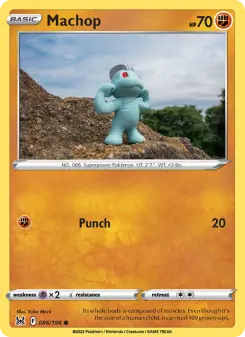 Pokémon-Karte Machop 086/196