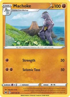 Pokémon-Karte Machoke 087/196