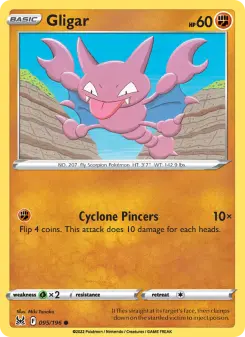 Pokémon-Karte Gligar 095/196