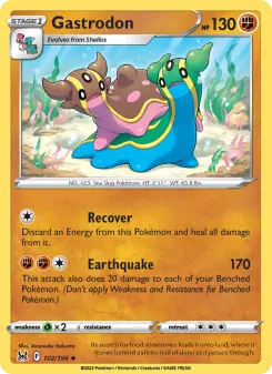 Pokémon-Karte Gastrodon 102/196