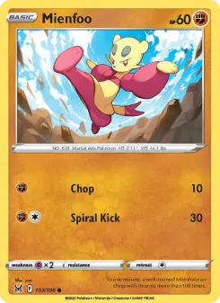 Pokémon-Karte Mienfoo 103/196