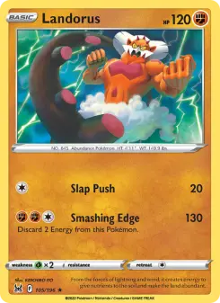 Pokémon-Karte Landorus 105/196