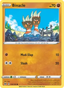 Pokémon-Karte Binacle 106/196