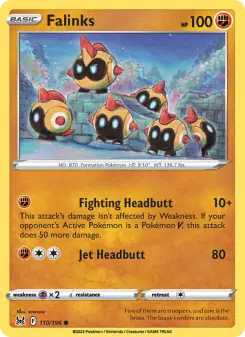 Pokémon-Karte Falinks 110/196