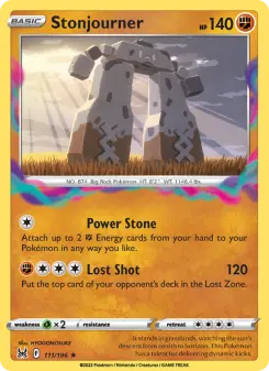 Pokémon-Karte Stonjourner 111/196