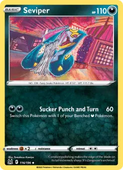 Pokémon-Karte Seviper 116/196