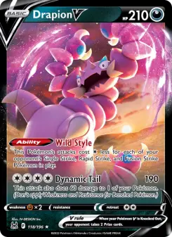 Pokémon-Karte Drapion V 118/196