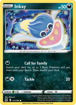 Pokémon-Karte Inkay 121/196