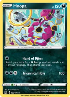 Pokémon-Karte Hoopa 122/196