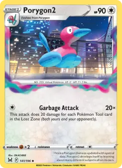 Pokémon-Karte Porygon2 141/196