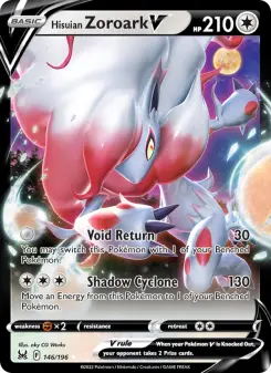 Pokémon-Karte Hisuian Zoroark V 146/196