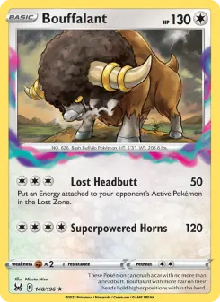 Pokémon-Karte Bouffalant 148/196