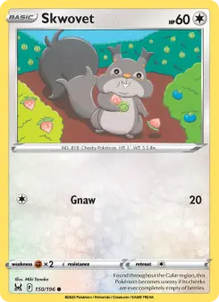 Pokémon-Karte Skwovet 150/196