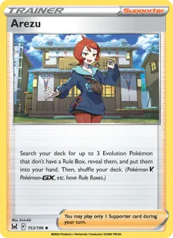 Pokémon-Karte Arezu 153/196