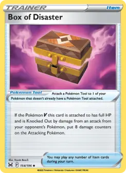 Pokémon-Karte Box of Disaster 154/196