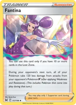 Pokémon-Karte Fantina 157/196