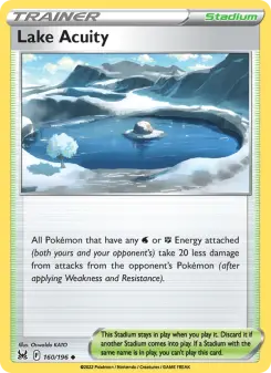 Pokémon-Karte Lake Acuity 160/196