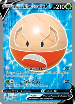 Pokémon-Karte Hisuian Electrode V 172/196