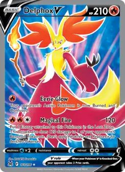 Pokémon-Karte Delphox V 173/196