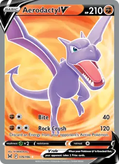 Pokémon-Karte Aerodactyl V 179/196