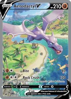 Pokémon-Karte Aerodactyl V 180/196