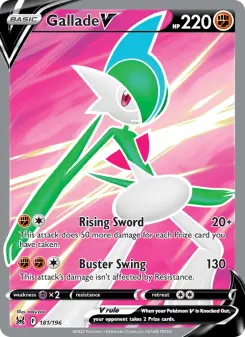 Pokémon-Karte Gallade V 181/196