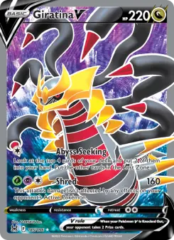 Pokémon-Karte Giratina V 185/196
