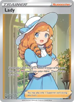 Pokémon-Karte Lady 193/196