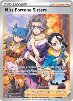 Pokémon-Karte Miss Fortune Sisters 194/196
