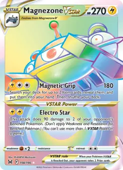 Pokémon-Karte Magnezone VSTAR 198/196