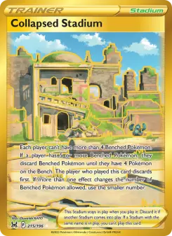 Pokémon-Karte Collapsed Stadium 215/196