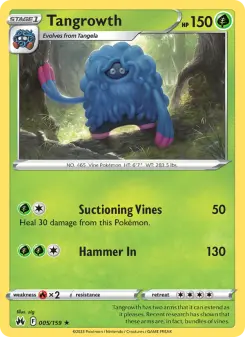Pokémon-Karte Tangrowth 005/159
