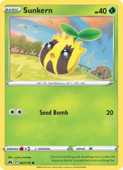 Pokémon-Karte Sunkern 007/159