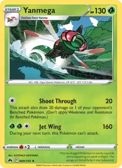 Pokémon-Karte Yanmega 009/159