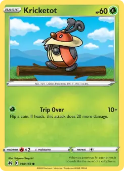 Pokémon-Karte Kricketot 010/159