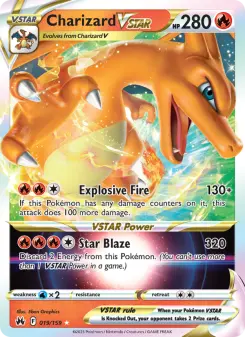 Pokémon-Karte Charizard VSTAR 019/159