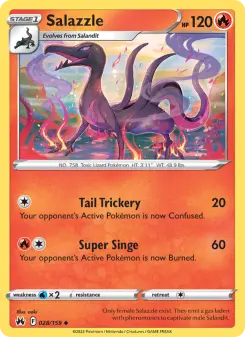 Pokémon-Karte Salazzle 028/159