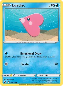 Pokémon-Karte Luvdisc 035/159