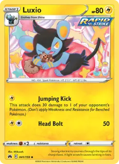 Pokémon-Karte Luxio 041/159