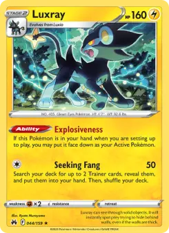 Pokémon-Karte Luxray 044/159